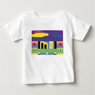 T-shirt Pour Bébé Design décoratif et audacieux maximaliste pour les