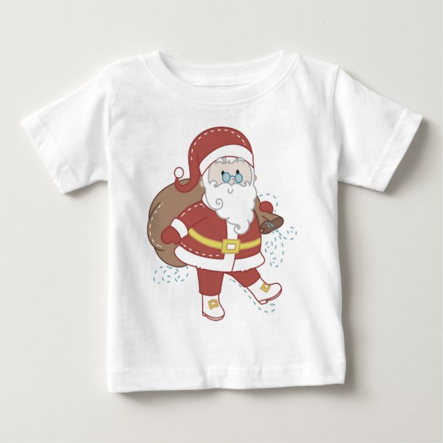 T-shirt Pour Bébé Dessin festif (Devant)