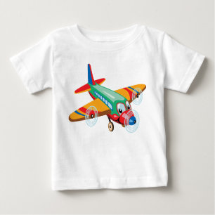 T-shirt Pour Bébé dessin sur avion