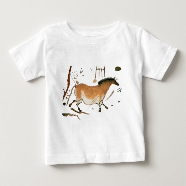 T-shirt Pour Bébé Dessins de grotte Lascaux (Devant)