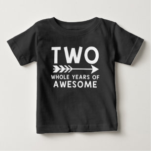 T-shirt Pour Bébé Deux années entières de 2ème chemise