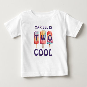 T-shirt Pour Bébé Deux Cool colorés