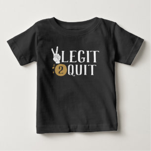 T-shirt Pour Bébé Deux Legs pour quitter le deuxième anniversaire