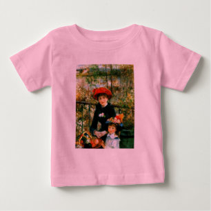 T-shirt Pour Bébé Deux Soeurs en terrasse par Renoir