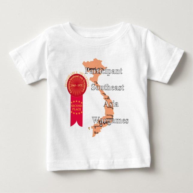 T-shirt Pour Bébé Deuxième endroit - Vietnam Wargames (Devant)