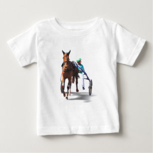 T-shirt Pour Bébé Devant la course