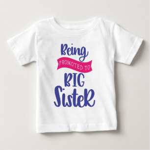 T-shirt Pour Bébé Devenue Grande Soeur