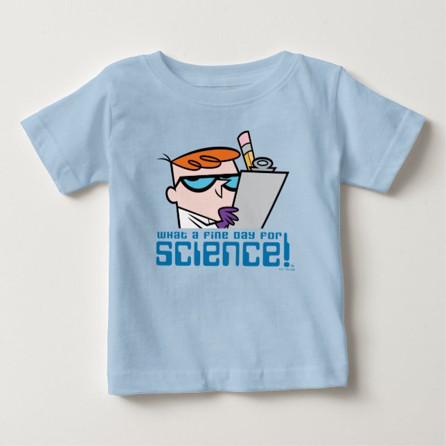T-shirt Pour Bébé Dexter - Quel Beau Jour Pour La Science ! (Devant)