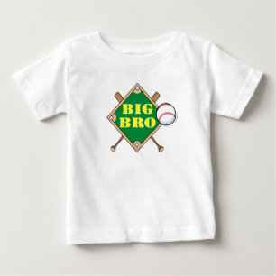 T-shirt Pour Bébé Diamant de base-ball de frère