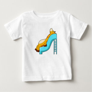 T-shirt Pour Bébé Diapositive Giraffe