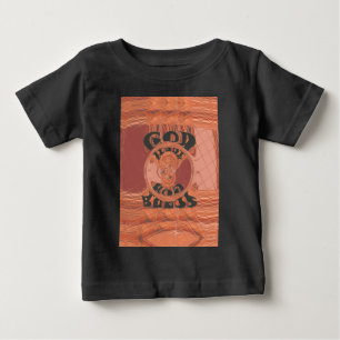 T-shirt Pour Bébé Dieu Vous Bénit Un Design De Texte Inspirant.