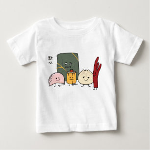 T-shirt Pour Bébé Dim Sum Pork Bao Shaomai Chinois dumpling Buns
