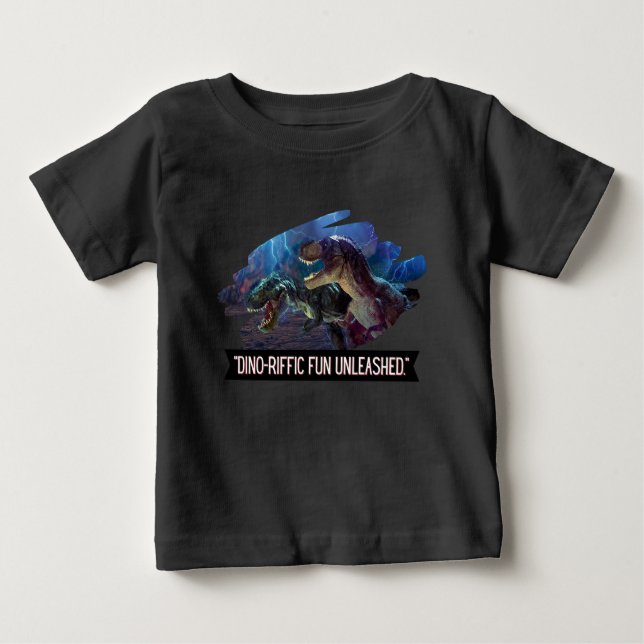 T-shirt Pour Bébé dino - formidable fondu (Devant)