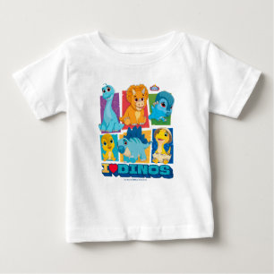 T-shirt Pour Bébé Dino Ranch Dinosaure amusant et coloré