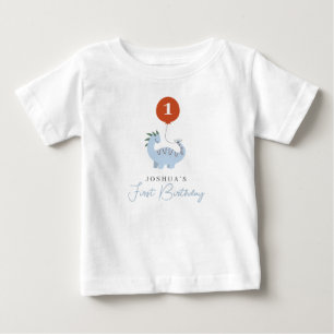T-shirt Pour Bébé Dinosaur Boys Premier 1er anniversaire
