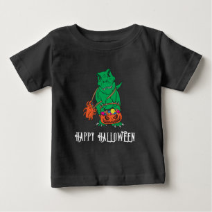 T-shirt Pour Bébé Dinosaur Halloween Automne
