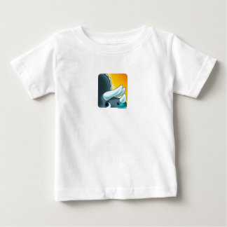 T-shirt Pour Bébé DINOSAUR MYSTÉRIEUX CHEVORÉ par Jeff Willis Art