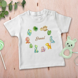 T-shirt Pour Bébé Dinosaure
