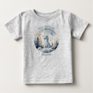 T-shirt Pour Bébé Dinosaure bébé personnalisé Tee