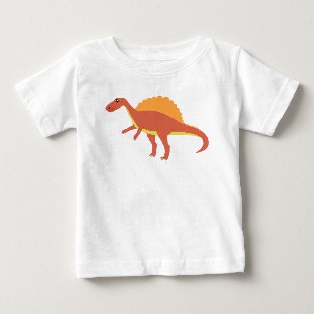 T-shirt Pour Bébé Dinosaure heureux pour trottineur (Devant)