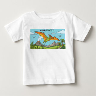 T-shirt Pour Bébé dinosaure ptérodactyle