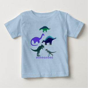 T-shirt Pour Bébé Dinosaures