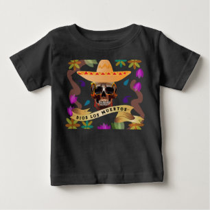 T-shirt Pour Bébé Dios Los Muertos Jour des Morts