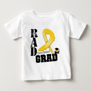 T-shirt Pour Bébé Diplômé de rad de thérapie radiologique de Cancer