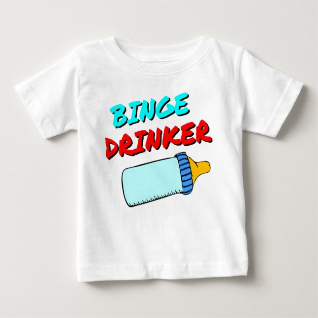 T-shirt Pour Bébé Dire drôle de bébé (Devant)