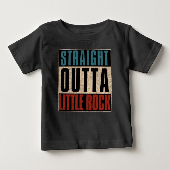T-shirt Pour Bébé Direct Outta Little Rock Arkansas AR (Devant)