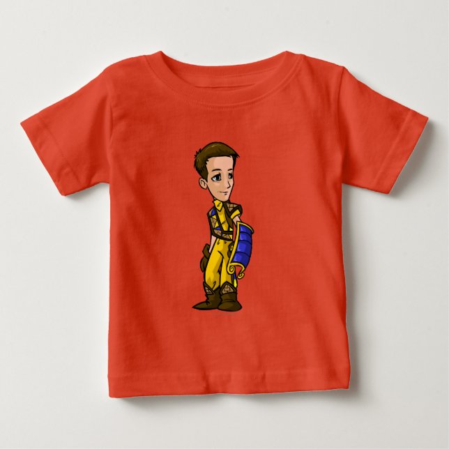 T-shirt Pour Bébé Dirigibles Perdu Joueur d'état-major du désert (Devant)
