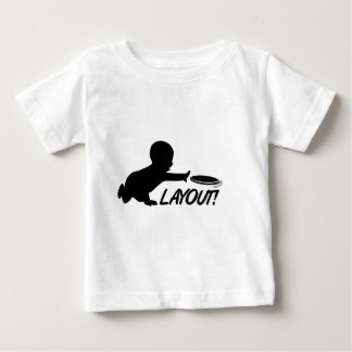 T-shirt Pour Bébé Disposition finale de bébé de frisbee