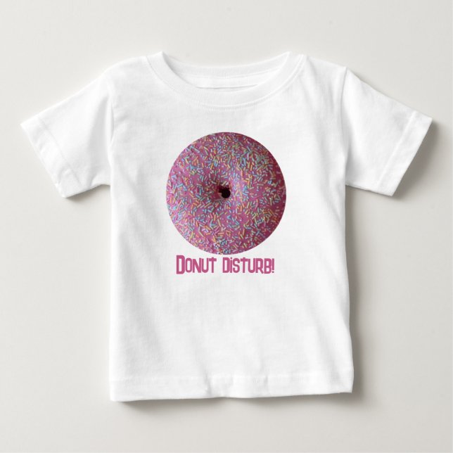 T-shirt Pour Bébé Disturb de Donut ! (Devant)