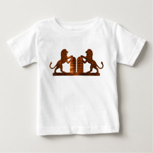 T-shirt Pour Bébé Dix commandements et lions