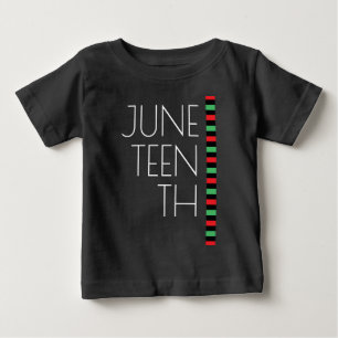 T-shirt Pour Bébé Dix-neuvième liberté rouge noire verte