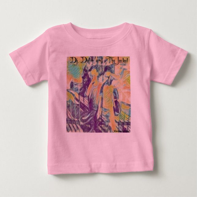 T-shirt Pour Bébé Dj Dalin et le Jackel (Devant)