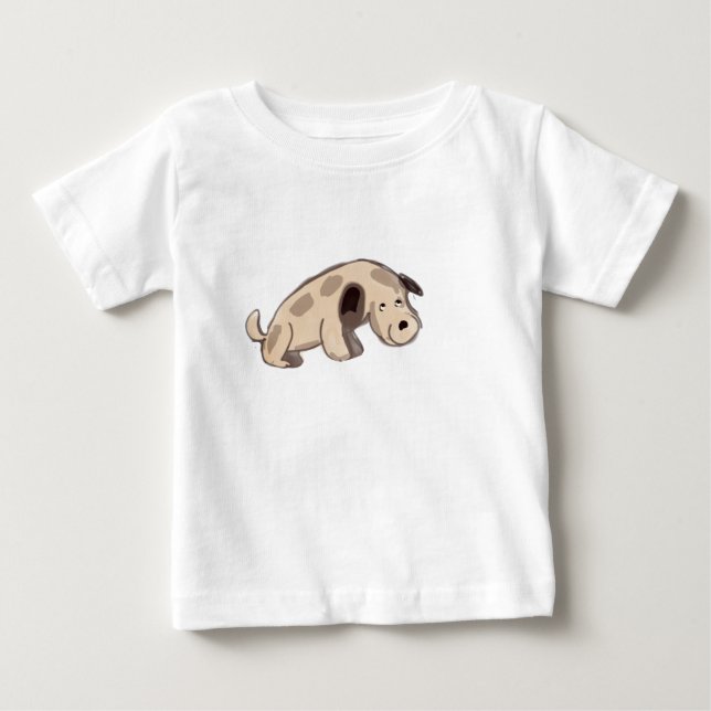 T-shirt Pour Bébé Dog Funny (Devant)