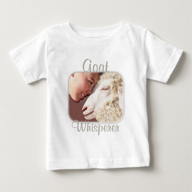 T-shirt Pour Bébé Don de chèvre Whisperer de chèvre (Devant)