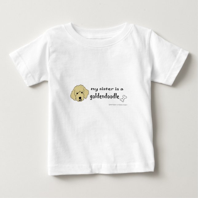 T-shirt Pour Bébé doré (Devant)