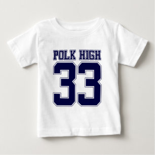 T-shirt Pour Bébé Dos élevé de Polk Bundy
