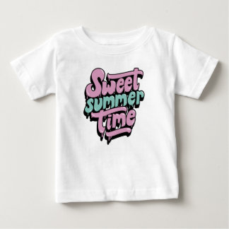 T-shirt Pour Bébé Douce Arrière-Saison d'Été