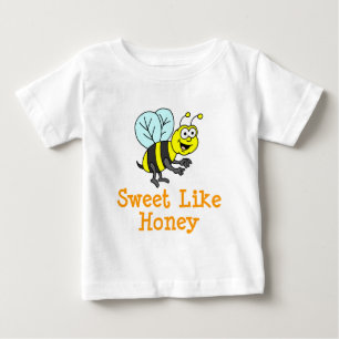 T-shirt Pour Bébé Douce Comme Une Abeille De Miel
