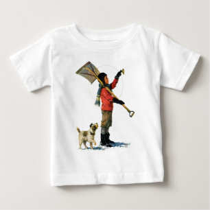 T-shirt Pour Bébé Douche à neige