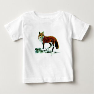 T-shirt Pour Bébé Douille d'enfant en bas âge de Fox longue