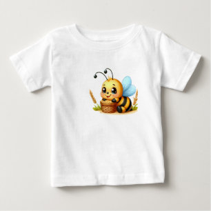 T-shirt Pour Bébé Doux comme une abeille à miel