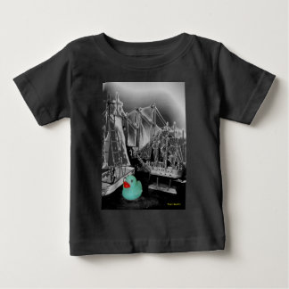 T-shirt Pour Bébé "Down by the Seaside" Canard en caoutchouc