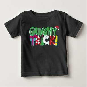 T-shirt Pour Bébé Dr Seuss   Grinchy Trick