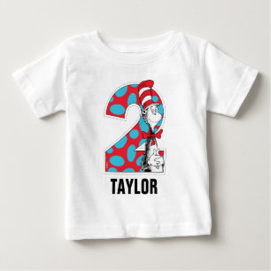 T-shirt Pour Bébé Dr. Seuss   Le Chat dans le Chapeau 2e Anniversair