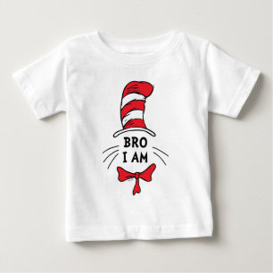 T-shirt Pour Bébé Dr. Seuss Le Chat dans le Chapeau - Frère