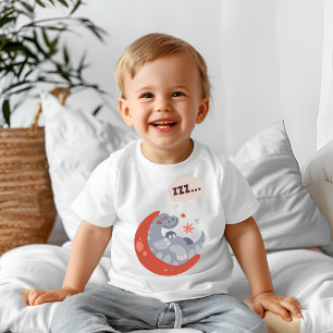 T-shirt Pour Bébé Dragon de enfants drôles endormis
